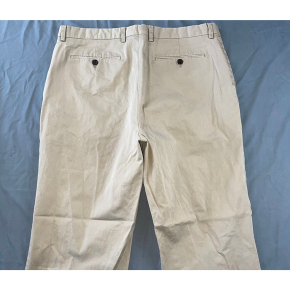Banana Republic Slim Fit Stretch Cotton Chino Dress Pants. Men's 36X30.5, EUC!! - Picture 8 of 9